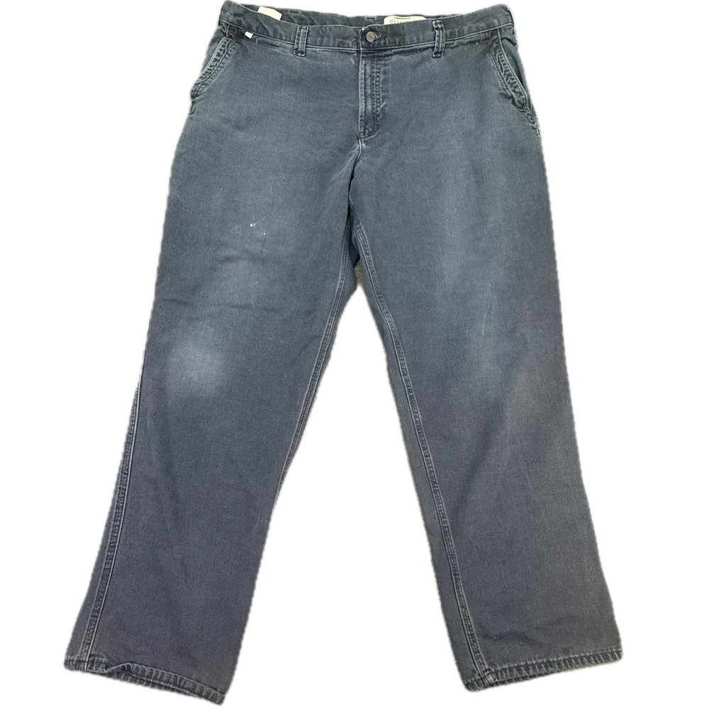 Carhartt Pants Mens 42x34 Blue FR Flame Resistant Relaxed Fit Work Trousers
